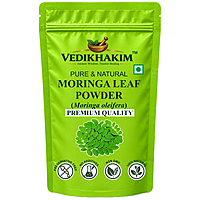 Moringa Leaf Powder (200 gm) | Drumstick Leaf powder | Herbal Supplement | Good for Immunity, Digestion, skincare and Haircare | 100% Natural and Preservative free