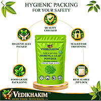 Moringa Leaf Powder (200 gm) | Drumstick Leaf powder | Herbal Supplement | Good for Immunity, Digestion, skincare and Haircare | 100% Natural and Preservative free