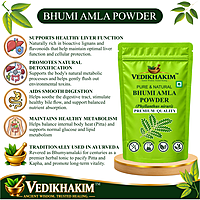 Bhumi Amla Powder | Good for Digestive and Liver Health | 100% Natural | Preservative-free