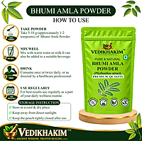Bhumi Amla Powder | Good for Digestive and Liver Health | 100% Natural | Preservative-free