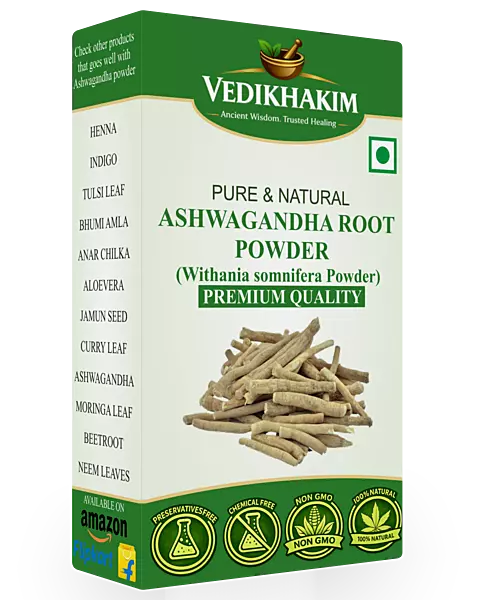 Ashwagandha Powder  | Withania Somnifera | Helps fight anxiety and Stress and Improving vigor and vitality