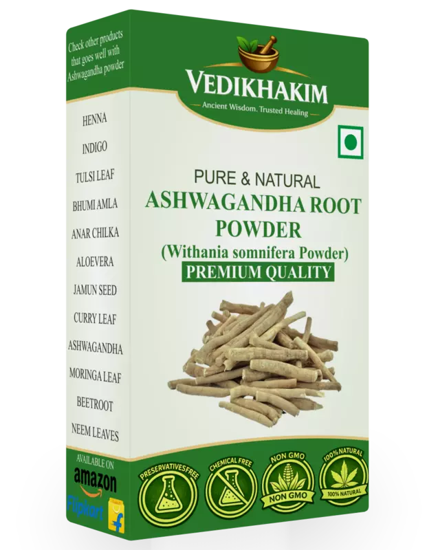 Ashwagandha Powder  | Withania Somnifera | Helps fight anxiety and Stress and Improving vigor and vitality