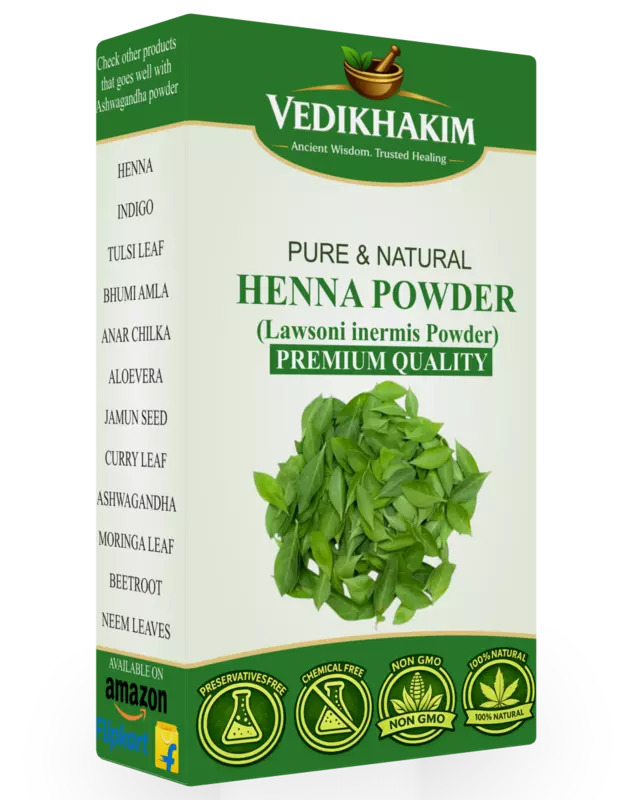 Henna powder for hair Colour and Growth