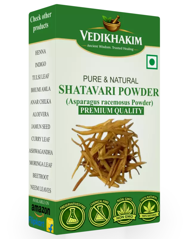 Shatavari Powder | Lactation & Hormonal Balance Support | Reproductive Wellness | No Added Preservatives | 100% Pure and Natural