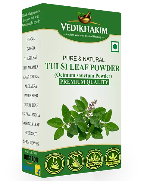 TULSI LEAF POWDER |  Tulsi Churna - Basil Leaves Churna | Edible Grade
