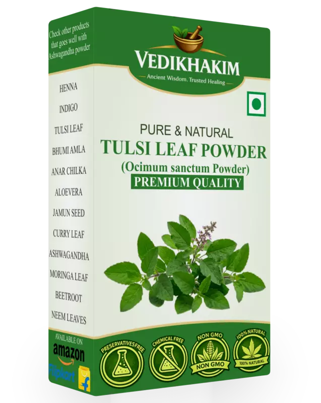 TULSI LEAF POWDER |  Tulsi Churna - Basil Leaves Churna | Edible Grade