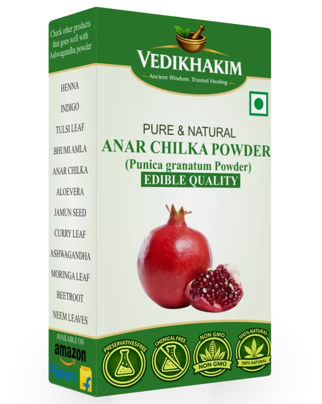 Anar Chilka Powder (Pomegranate Peel Powder) | for Face Pack |Skin Care | Hair Care | Herbal Routine