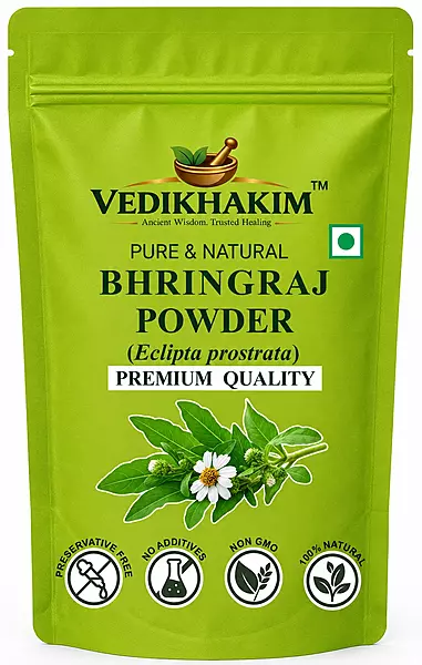 Bhringraj Powder |for Hair Growth Natural | Preservative Free Ideal for Hair Oil, Masks & DIY Packs |for Strong Shiny Hair | No Added Preservatives | Moisturizes Scalp