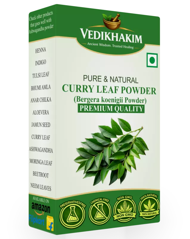 Curry Leaf Powder | For Strong, Healthy & Shiny Hair Growth| Manage Diabetes and Cholesterol |No Preservatives| For Healthy Lifestyle