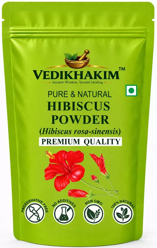 Hibiscus powder | for hair growth | face and skin | Suitable for Hair pack, Hair oil, Face pack | Hibiscus Tea | Dull Hair & Dry Scalp | No Added Preservatives | 100% Pure and Natural