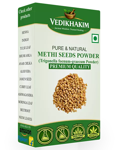 Methi Seed Powder | For Hair Growth | Indian Spices & Masala | Pure & Natural | No Artificial Flavours or Preservatives | Supports Healthy Blood Sugar | Perfect for Cooking & Authentic Flavor