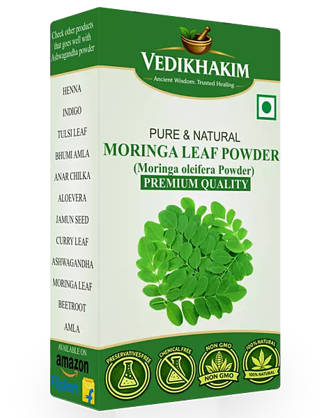 100% Moringa Leaf Powder (200 gm) | Drumstick Leaf powder | Herbal Supplement | Good for Immunity, Digestion, skincare and Haircare | 100% Natural and Preservative free